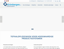 Tablet Screenshot of grimbergen.nl